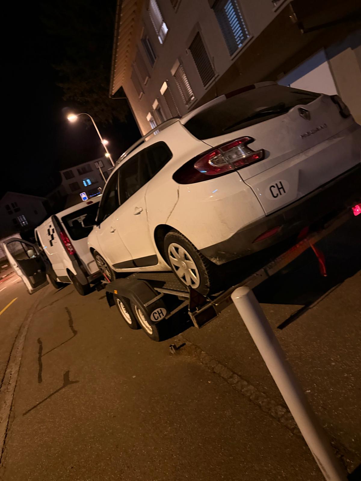 Dépannage nocturne véhicule accidenté